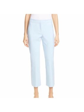 Lewitt Blue Slim Ankle Pant Stretch Mid Rise